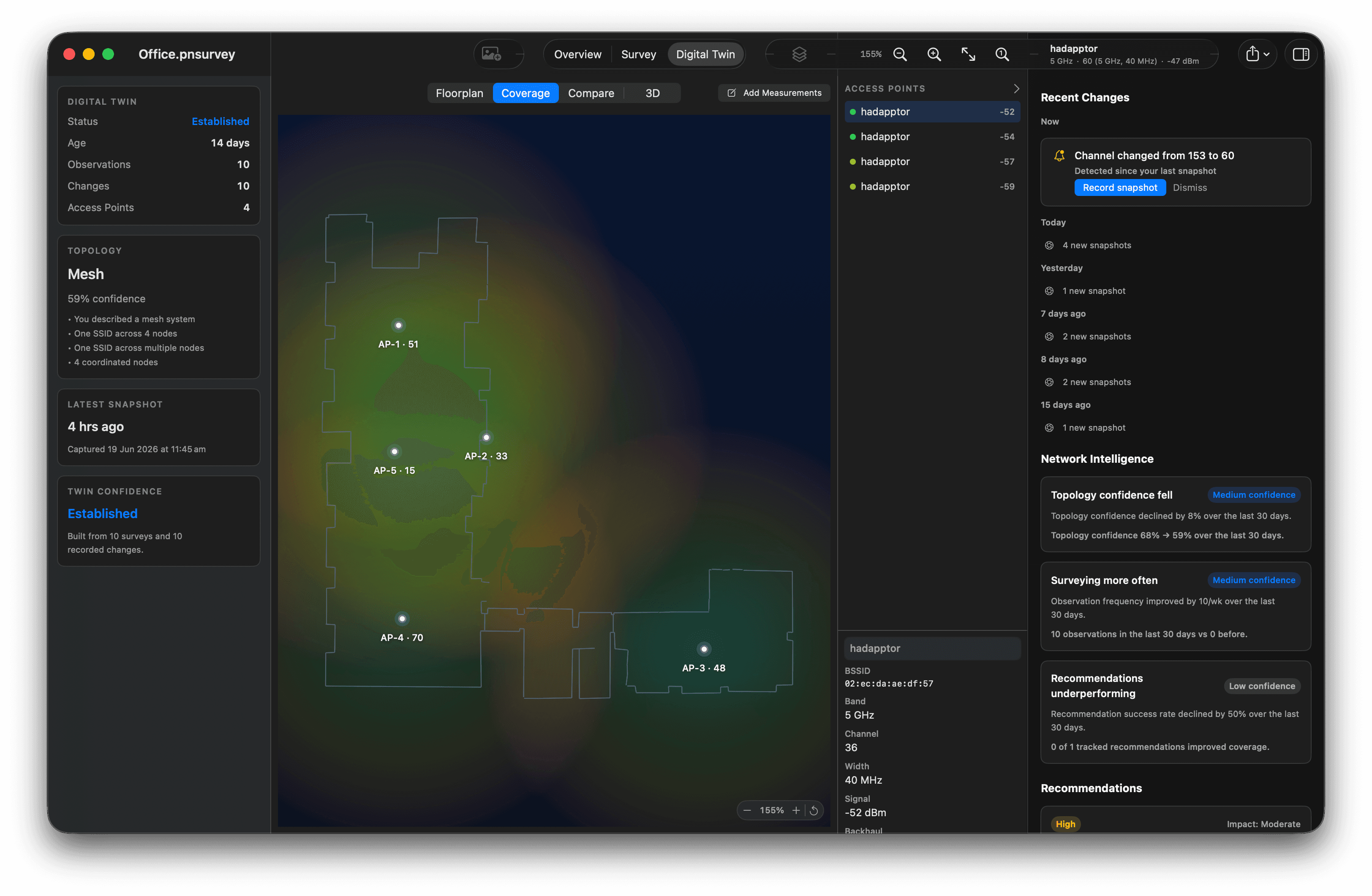 Coverage screenshot