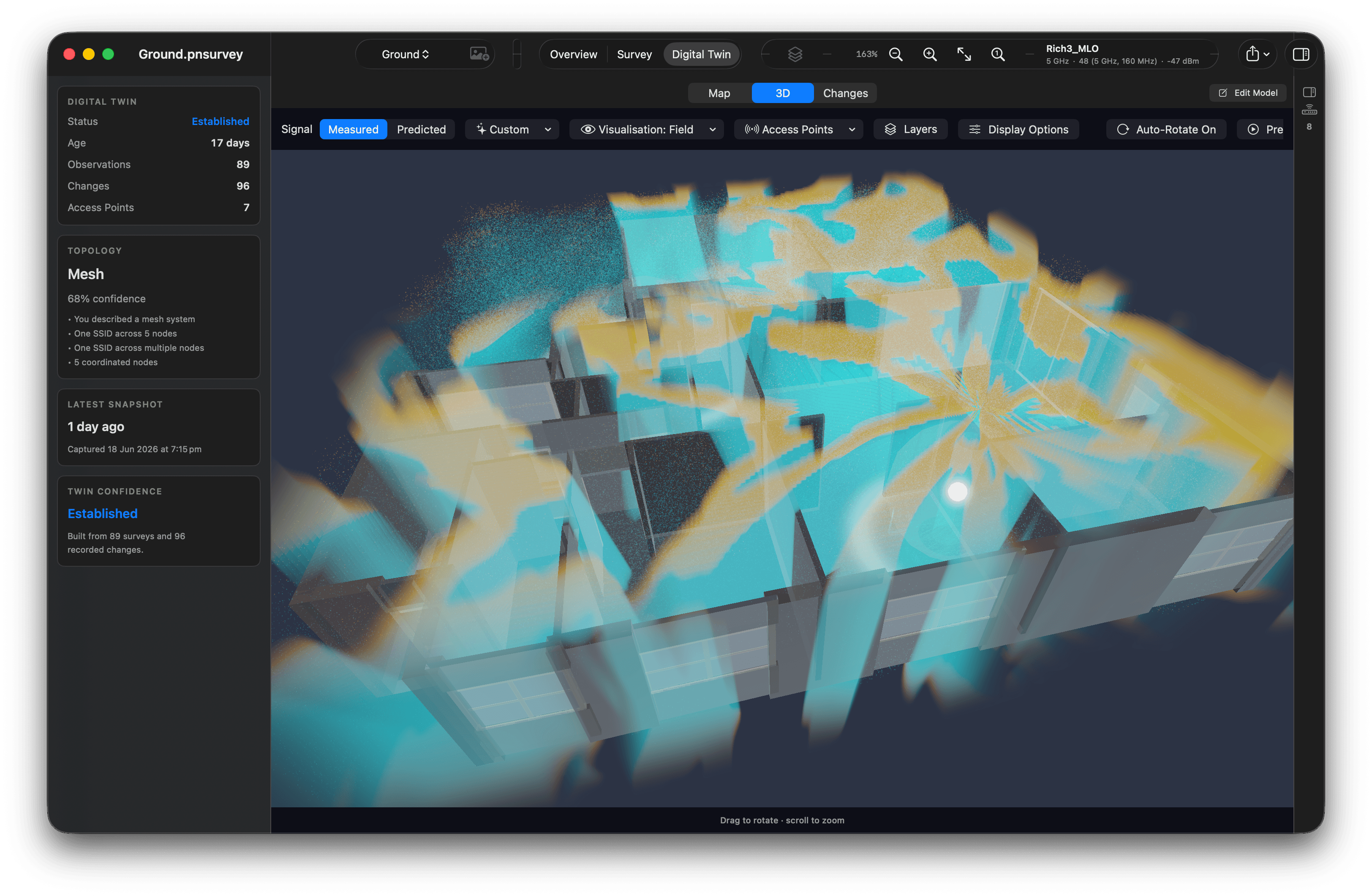 Digital Twin Coverage screenshot