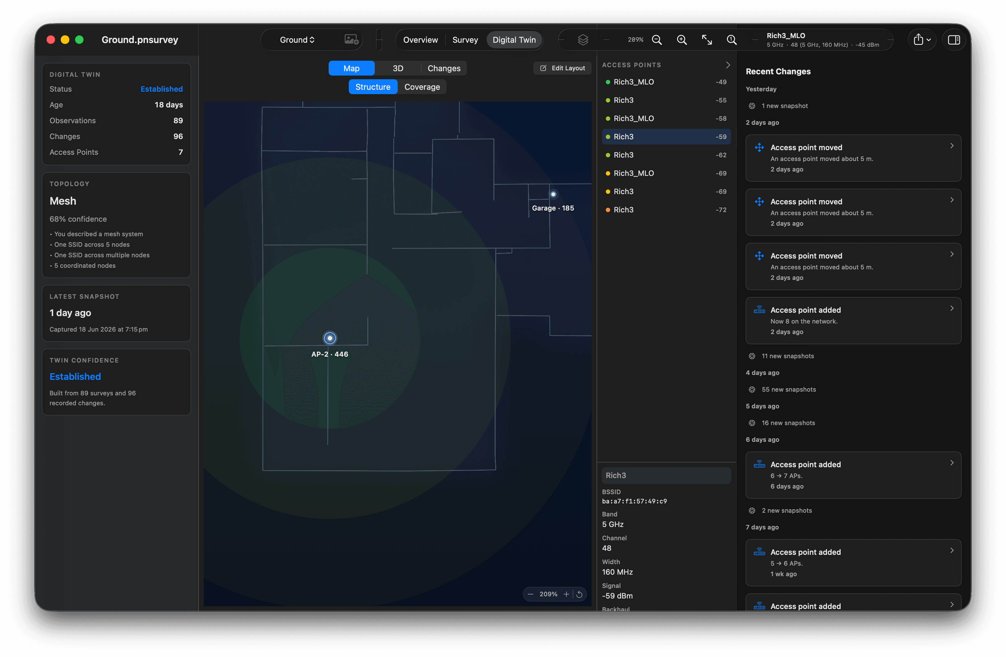 Digital Twin Structure screenshot